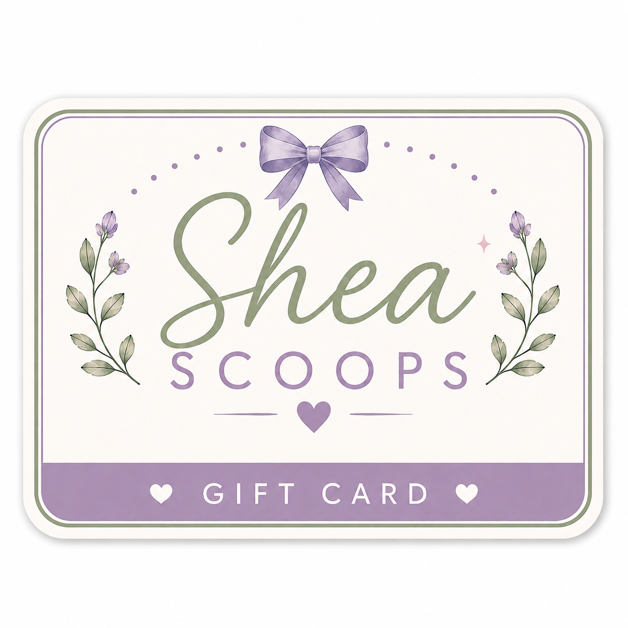 Shea Scoops Gift Card